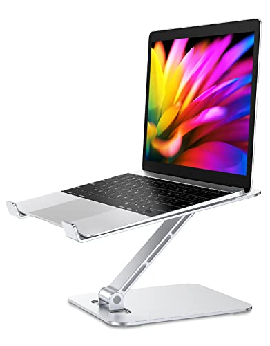 Babacom Laptop Ständer Höhenverstellbar, Faltbarer Laptop Stand aus Aluminiumlegierung Ergonomischer, Belüfteter Laptopständer Babacom Laptop Ständer Höhenverstellbar, Faltbarer Laptop Stand aus Aluminiumlegierung Ergonomischer, Belüfteter Laptopständer